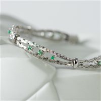 Bracciale Goldside Donna in Oro Smeraldo 0.30 Ct 82058531 - 82058531